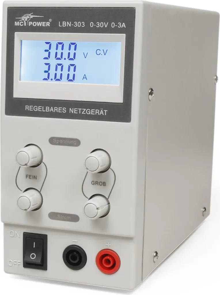 Alimentation de labo 30V 3A avec affichage LC précis McPower LBN-303 - 4