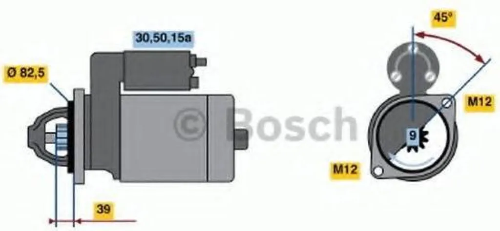 Démarreur Bosch pour restaurer le lancement de votre Volvo 940 II 12V