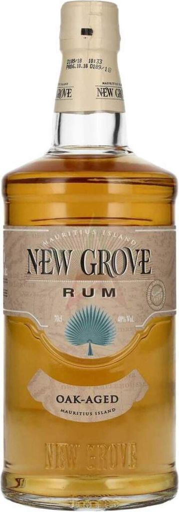 New Grove Old Oak Aged Mauritius Island Rum 40,00 % 0,70 Liter