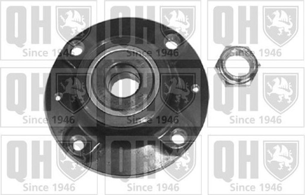 QUINTON HAZELL Radlagersatz Hinten passend für PEUGEOT 307 CC (3B) 129,1mm The Original QWB1228