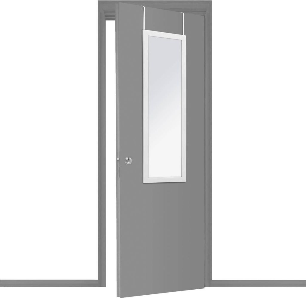 Specchio da porta classico bianco 36x110 - 5 five simply Immagine del prodotto 