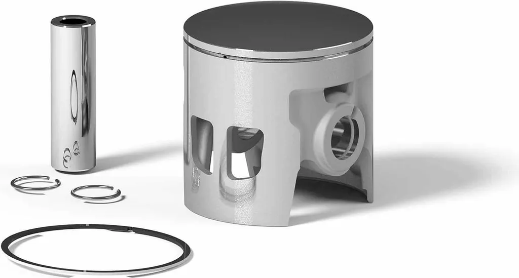 Piston Malossi Ø 63mm axe 15mm avec segment trapézoïdal pour moteur 2T