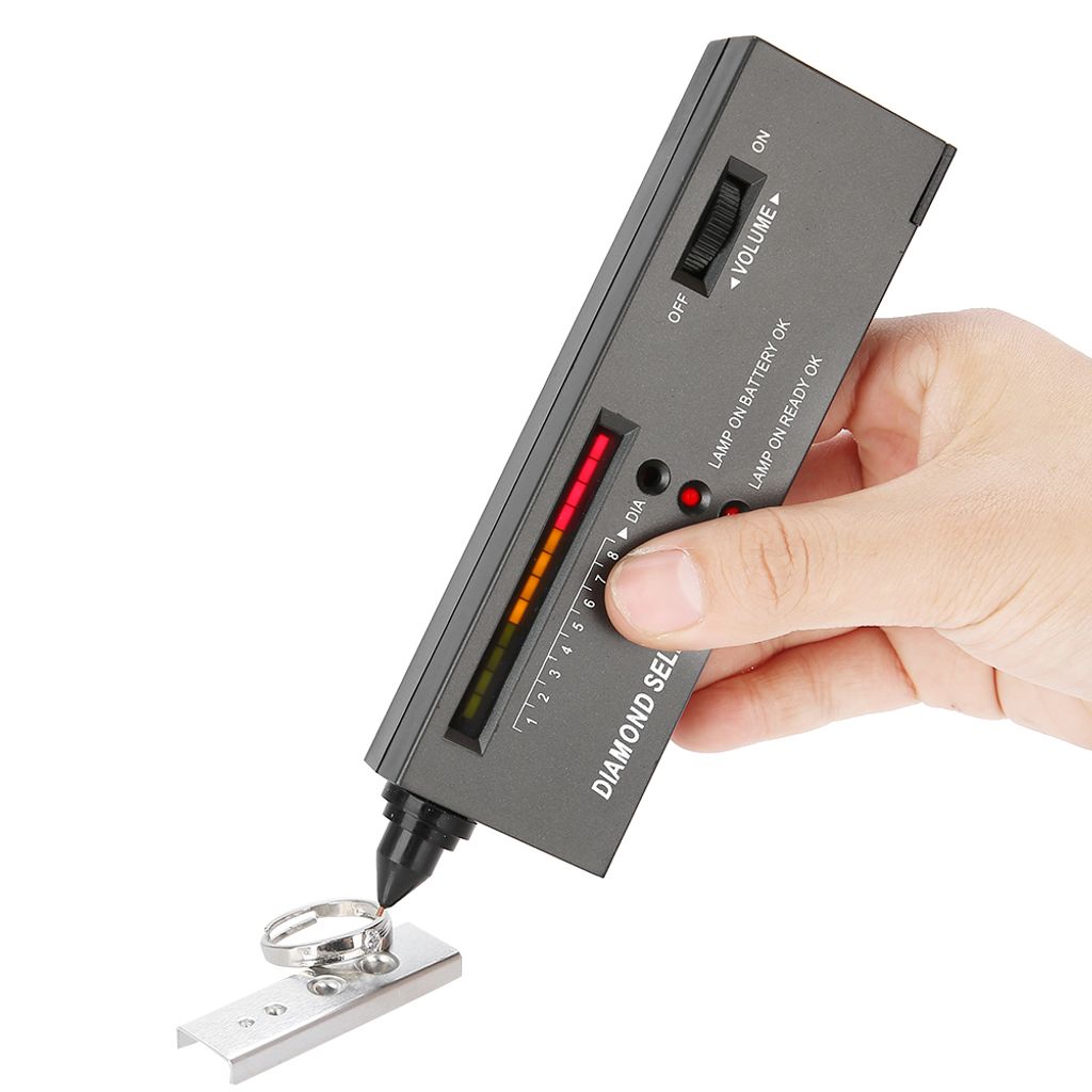 Diamanttester Härteteststift Tragbarer LED-Audio-Diamanttester Schmuck Edelsteinauswahl Präzisionswerkzeug