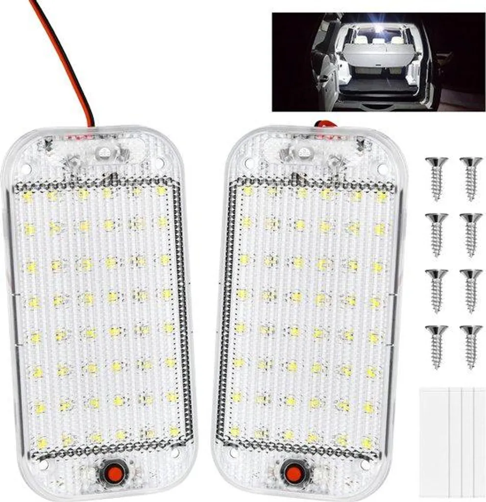 Réglette LED 12V ultra puissante 800 lumens blanc pur 6000K étanche