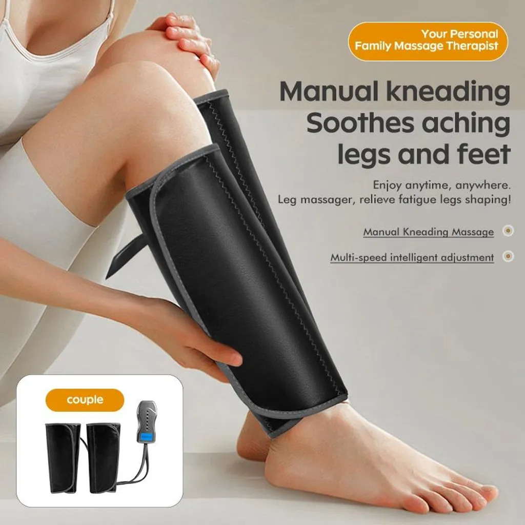Masseur de mollets électrique à compression d'air avec intensité ajustable