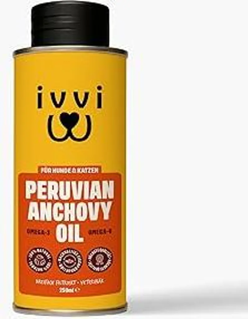 Olio di Pesce Omega 3 per Cani e Gatti 250ml | Pelle e Pelo Lucido