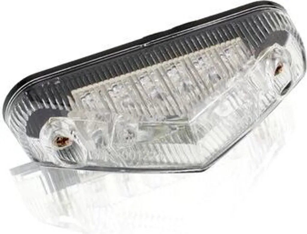 PUIG 4605W Feux arrière ovales moto universels transparents