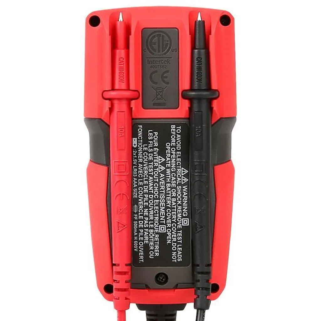 Multimètre UT125C Uni-T format mini avec écran LCD et protection 600V