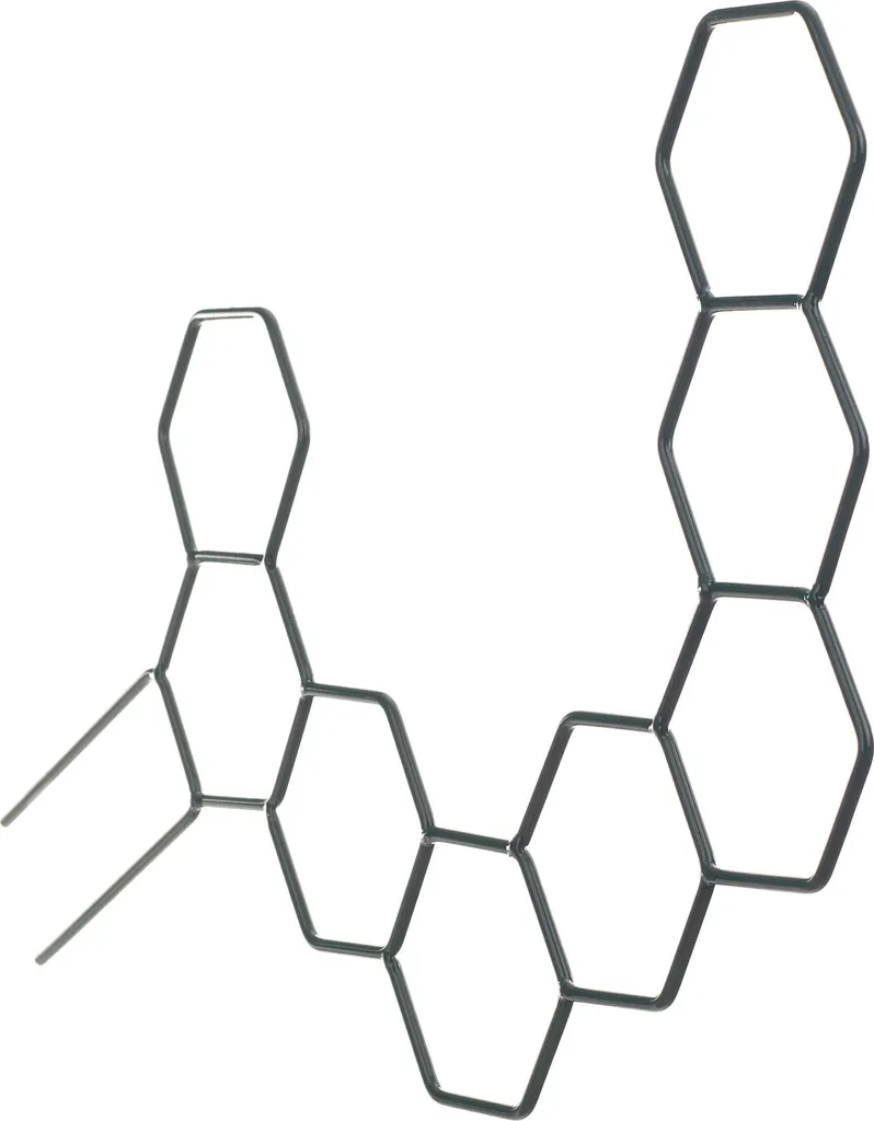 Soutenir vos plantes d'intérieur avec le support hexagonal KADAX x3 vert - 5