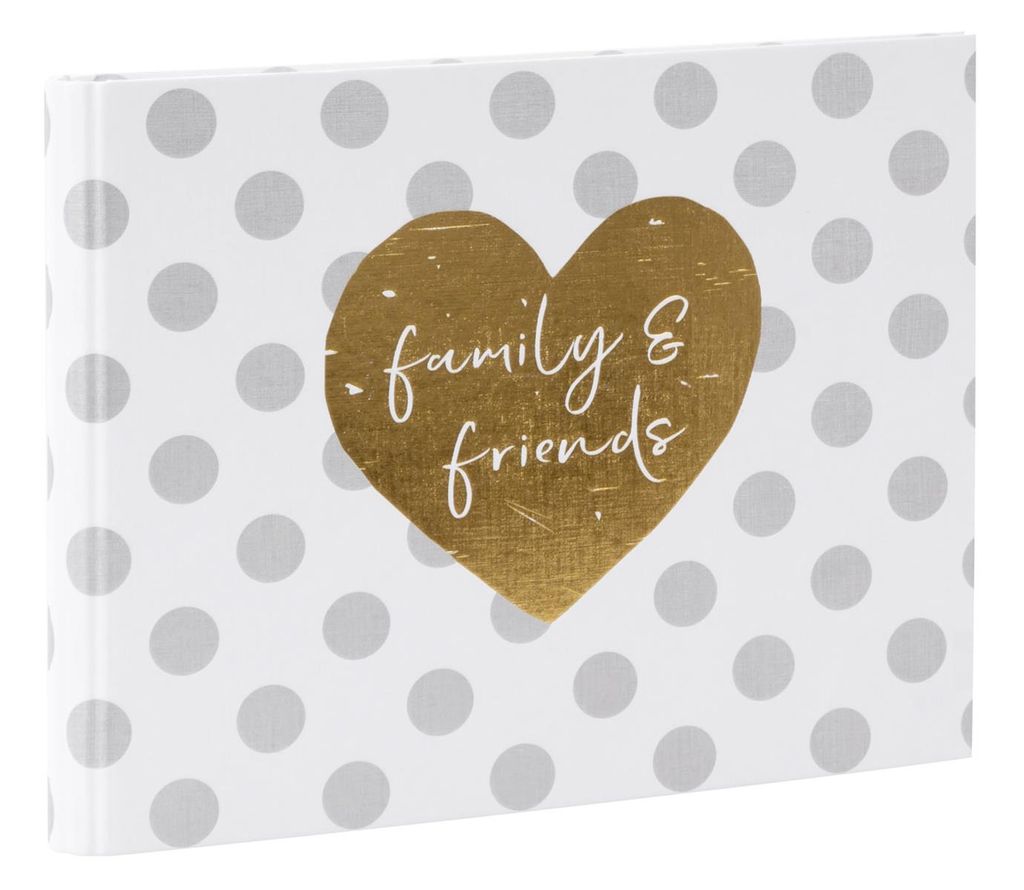 Goldbuch Family & Friends, Gold, Grau, Weiß, 50 Blätter, Produktbild 