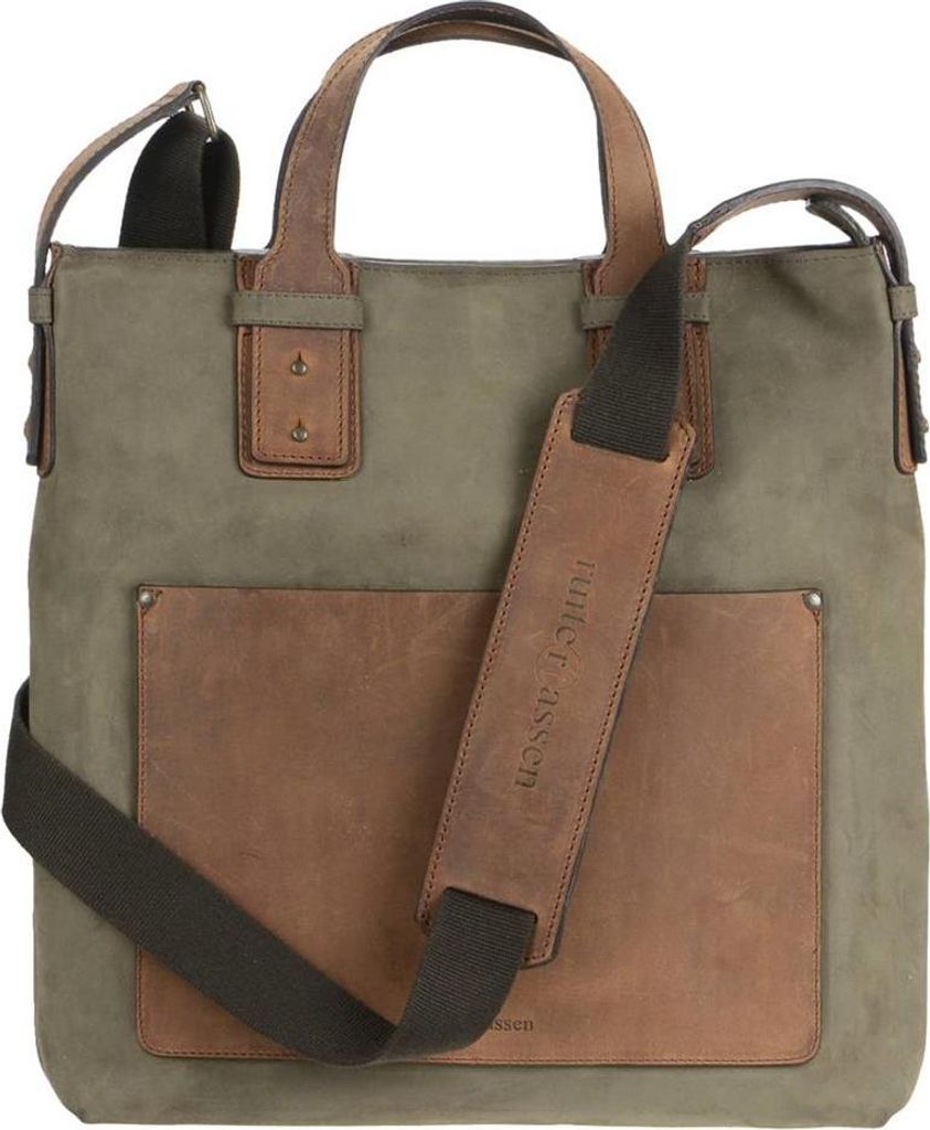 Ruitertassen Shopper Handtasche Umhängetasche Damen Herren Business Leisure Bag Leder 4043-75