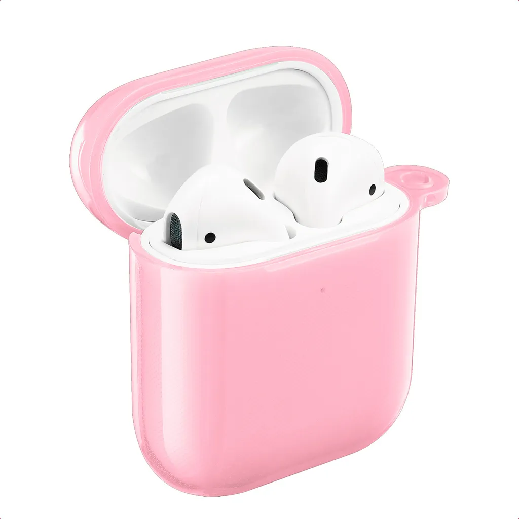 Cover Silicone AirPods 1/2 imoshion - Rosa Neon Alta Visibilità