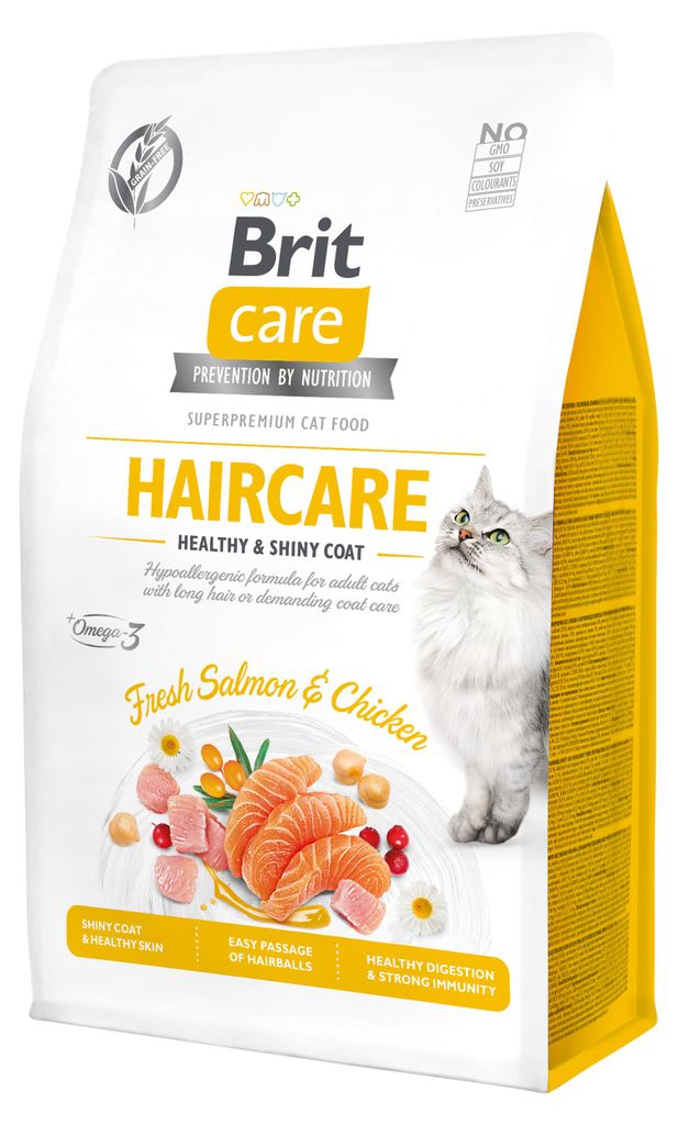 Brit Care, Volwassen dier, Kip, Zalm, 2 kg, Zonder granen, Productafbeelding 