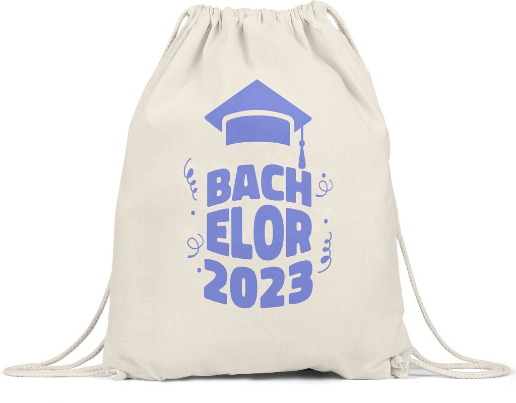 Bachelor 2023 Turnbeutel Gymsack Abschluss Degree Produktbild 