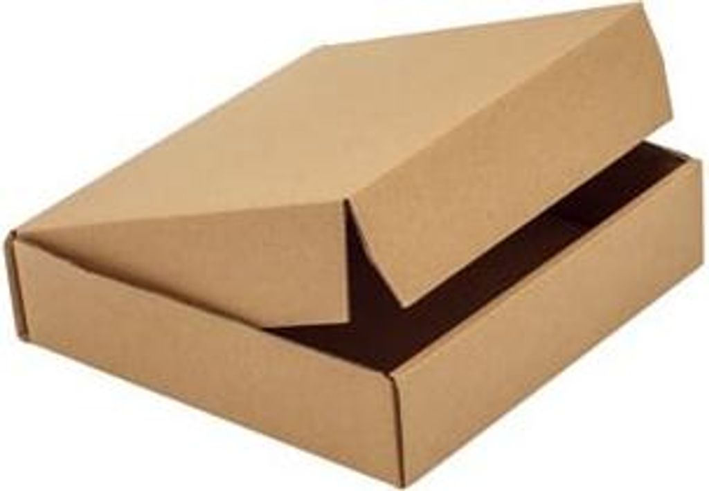 Karton, Formkarton 200 x 200 x 50, 10 Stück, FEFCO 426, Größe A, Kartonbox 3w