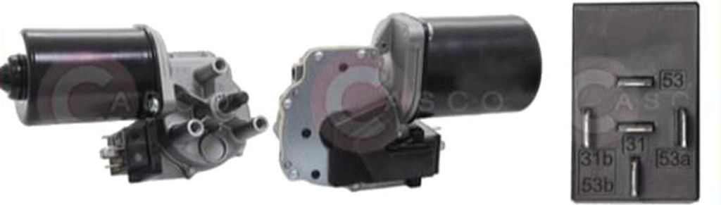 CASCO CWM48106GS Wischermotor Vorne passend für MERCEDES-BENZ GLK (X204) G-Klasse SUV (W463) G-Klasse SUV (W460) G-Klasse SUV (W461) für PUCH