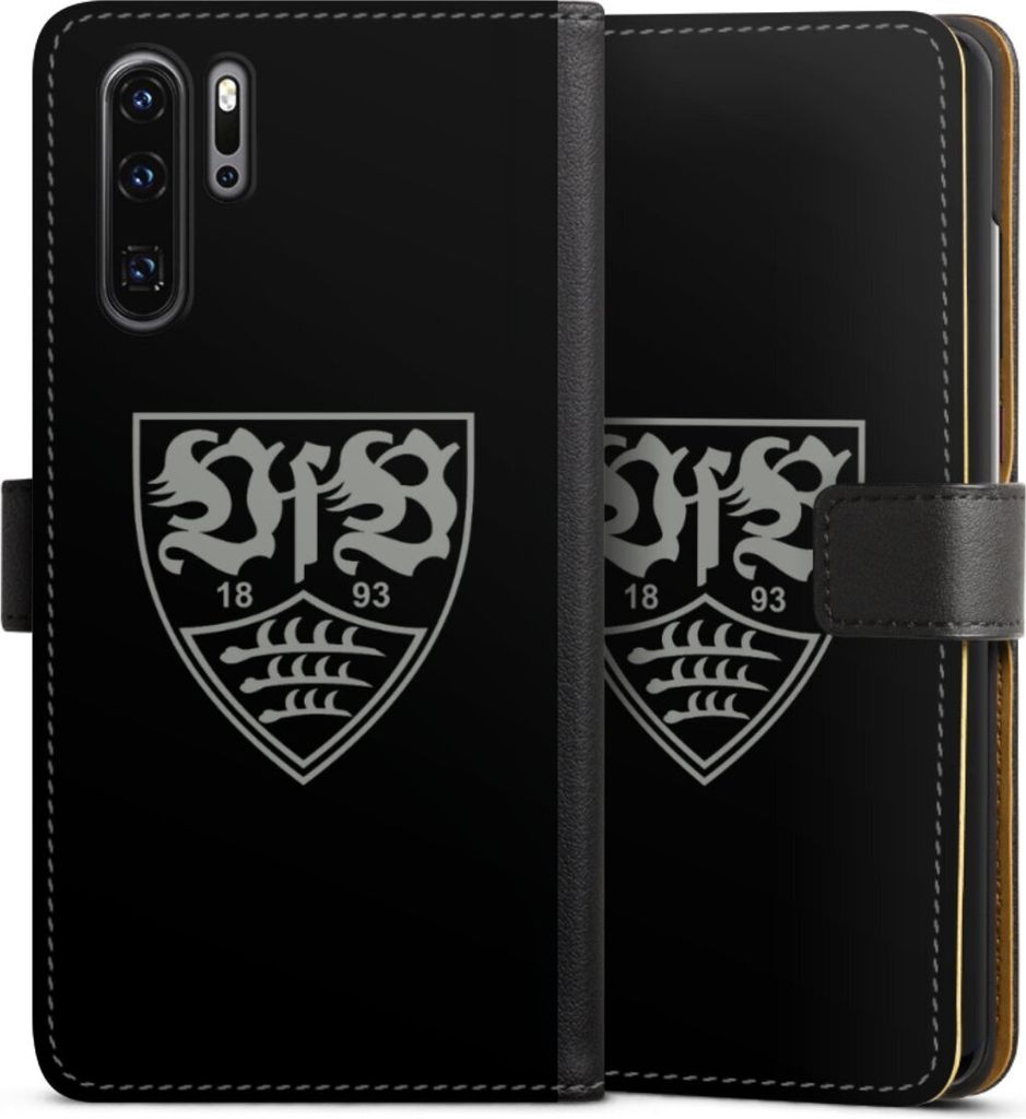 DeinDesign Klapphülle für Huawei P30 Pro New Edition Handytasche Lederhülle Tasche Logo Offizielles Lizenzprodukt VfB Stuttgart