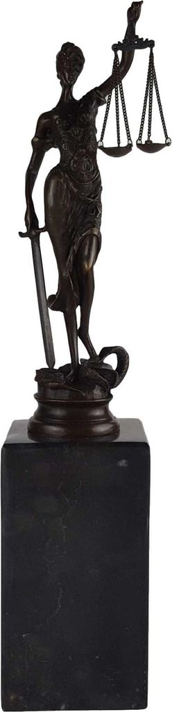 Bronzeskulptur Bronzefigur Justitia