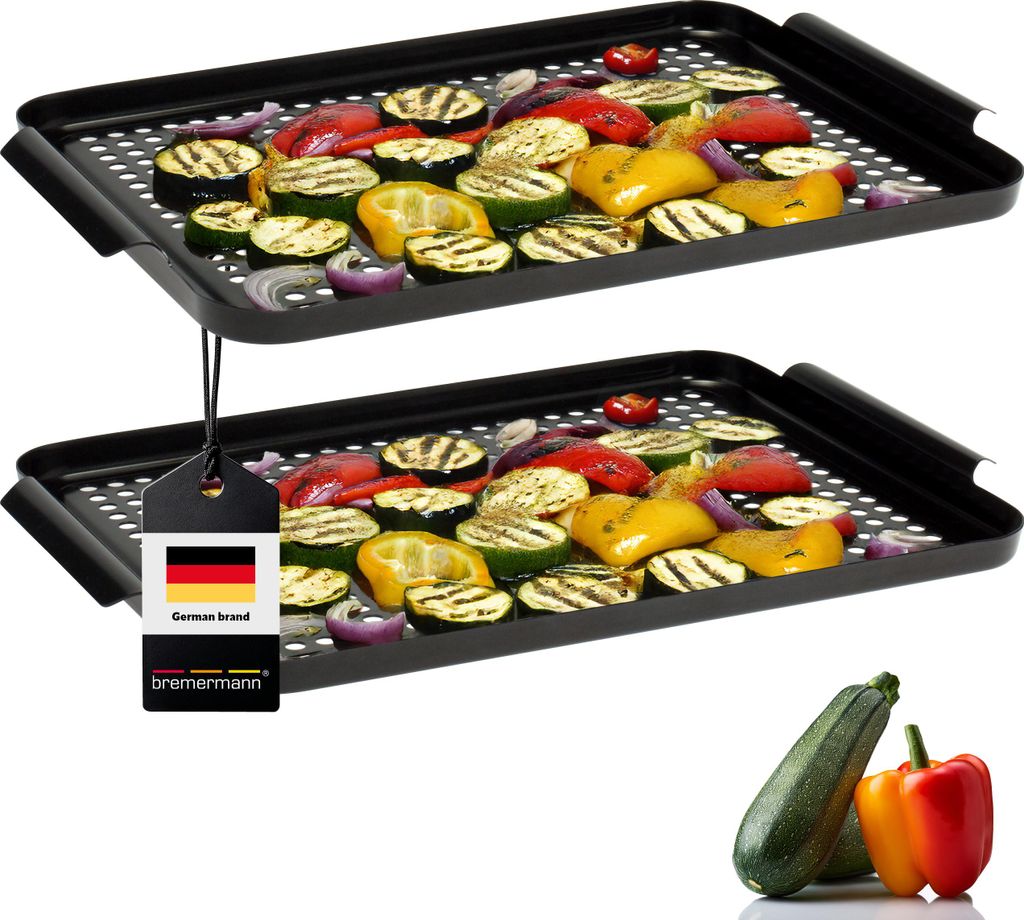 bremermann Plaque de gril, set de 2, poêle à griller, Image du produit 
