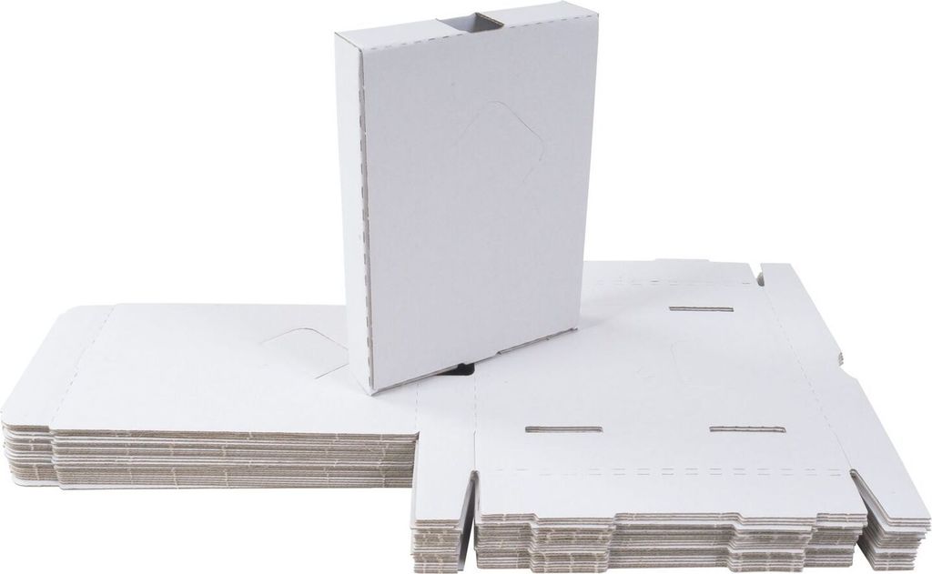 BURI 25 Kartons 185x135x35 Versandkarton Faltkarton Großbrief Pappkarton Warensendung