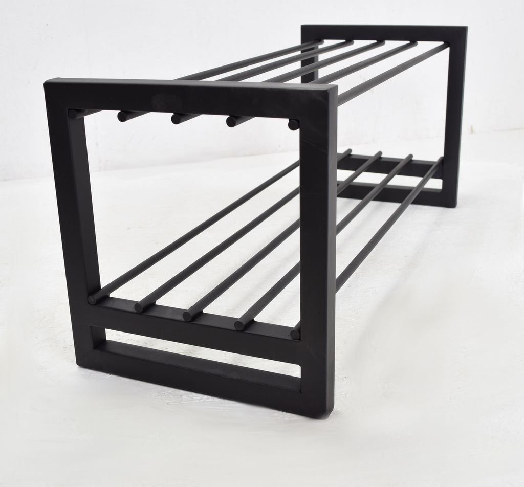 LOFT42 Hall Schuhregal - Metall - Schwarz - 70x30x28 Produktbild 2