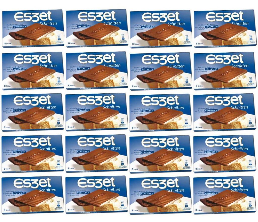Čokoládové tyčinky Eszet 8 mléčných čokoládových tyčinek Obrázek produktu 
