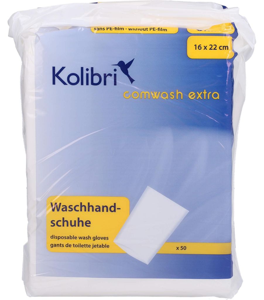 Kolibri comwash extra, wegwerphandschoenen, ongecoat, 16 x Productafbeelding 