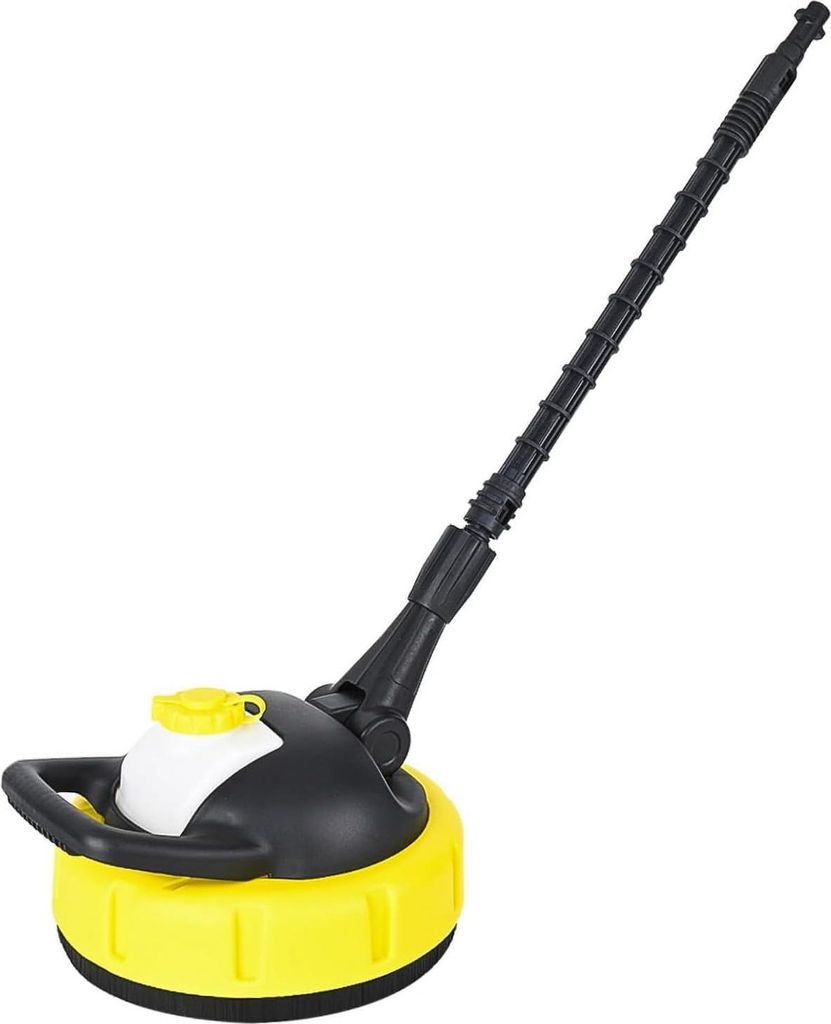 Patio Cleaner Attachment für Karcher - rotierende Hochdruckreiniger mit langem Griff - Außenflächen Auto reinigen für Kärcher K2 K3 K4 K5 K6 K...