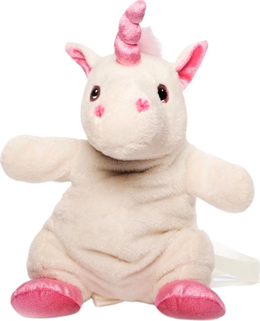 Inware Einhorn-Rucksack 35 cm weiß-pink