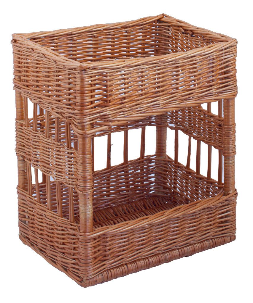 Baguettekorb T25 x B35 x H40cm, eckig, braun, Brotkorb, Produktbild 