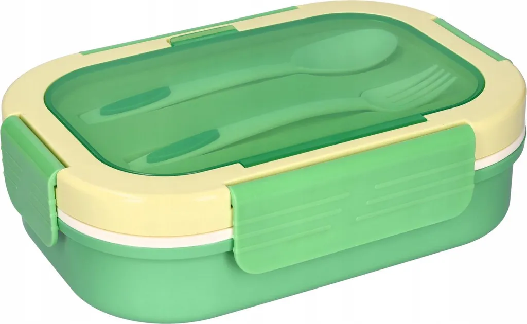 Lunch Box 900ML Green Edition | Porta Pranzo di Design con Posate