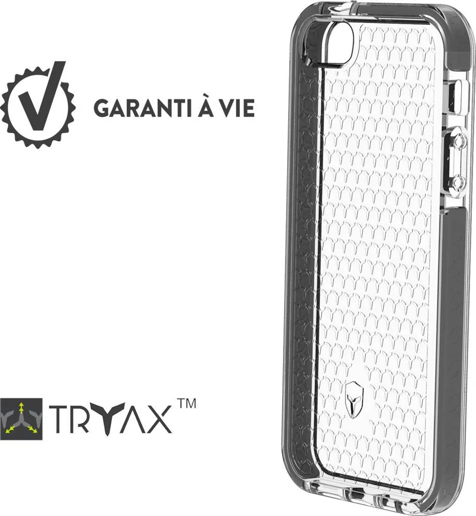 Coque de téléphone Force Case Life pour iPhone SE et 5S en coloris Gris