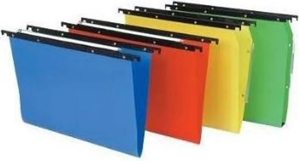 Bertesi 500/395-A4 Cartella Sospesa in Polipropilene Rosso - Ordine Top