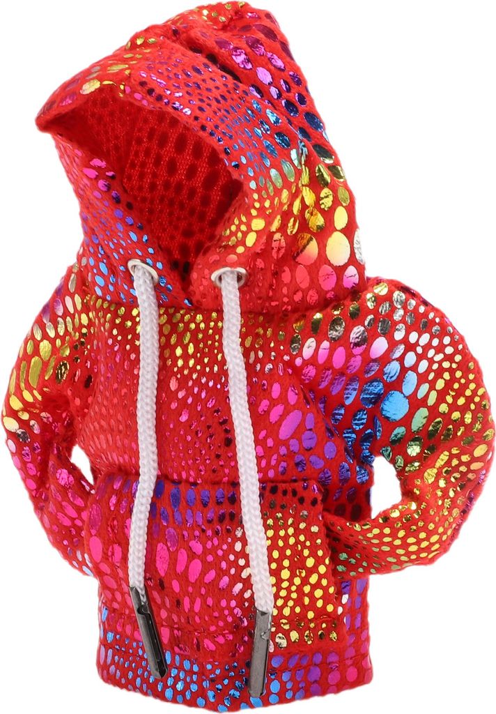 Universelle Schaltknaufabdeckung Reflektierendes Muster Schaltknauf-Hoodie Schalthebelknauf-Hoodie für Auto Wohnmobil LKW SUV Stoff Rot