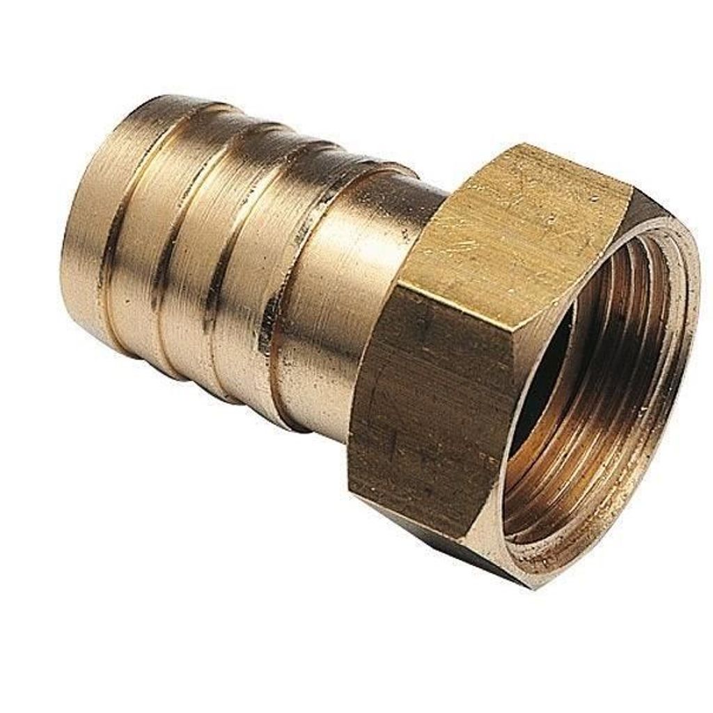 SOMATHERM FOR YOU – Gerader Schlauchanschluss – Zuverlässig, schnell und einfach anzuschließen – 1/2"-Drehmutter für Gartenschläuche mit ...