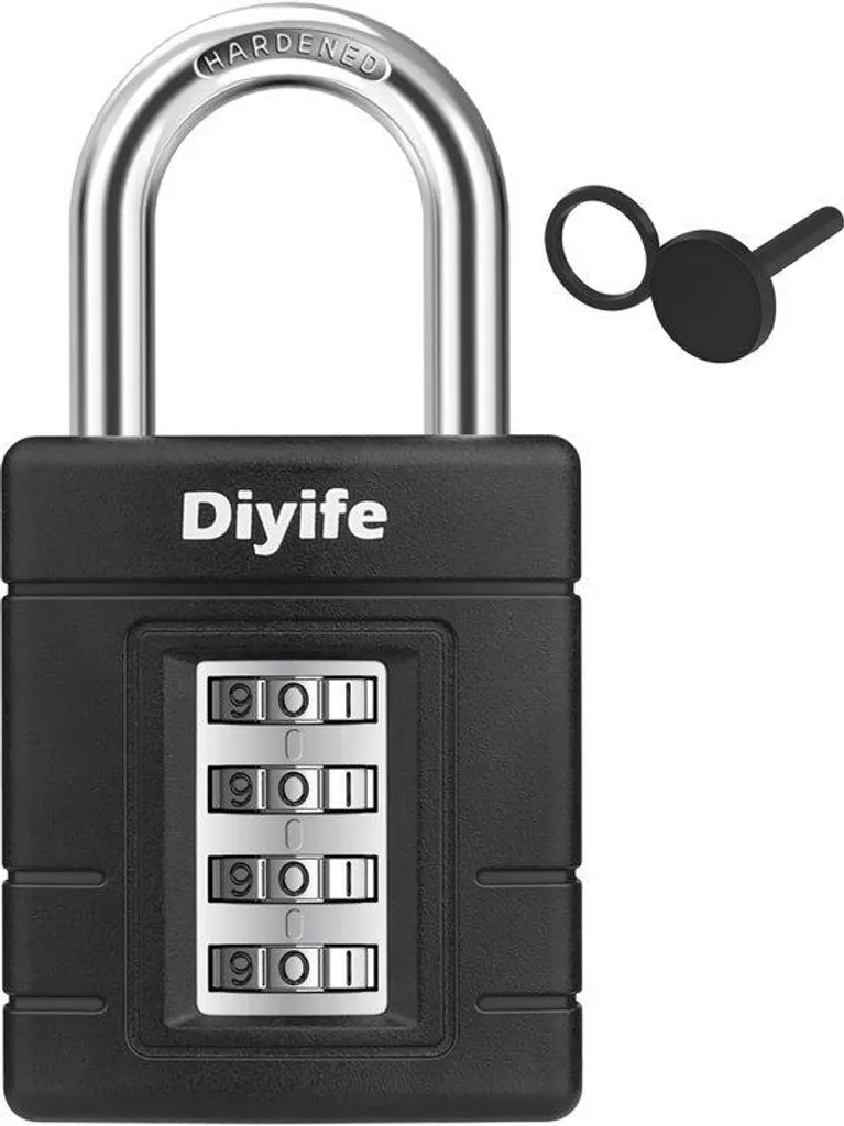 Cadenas pour portail extérieur et abri de jardin anti-découpe