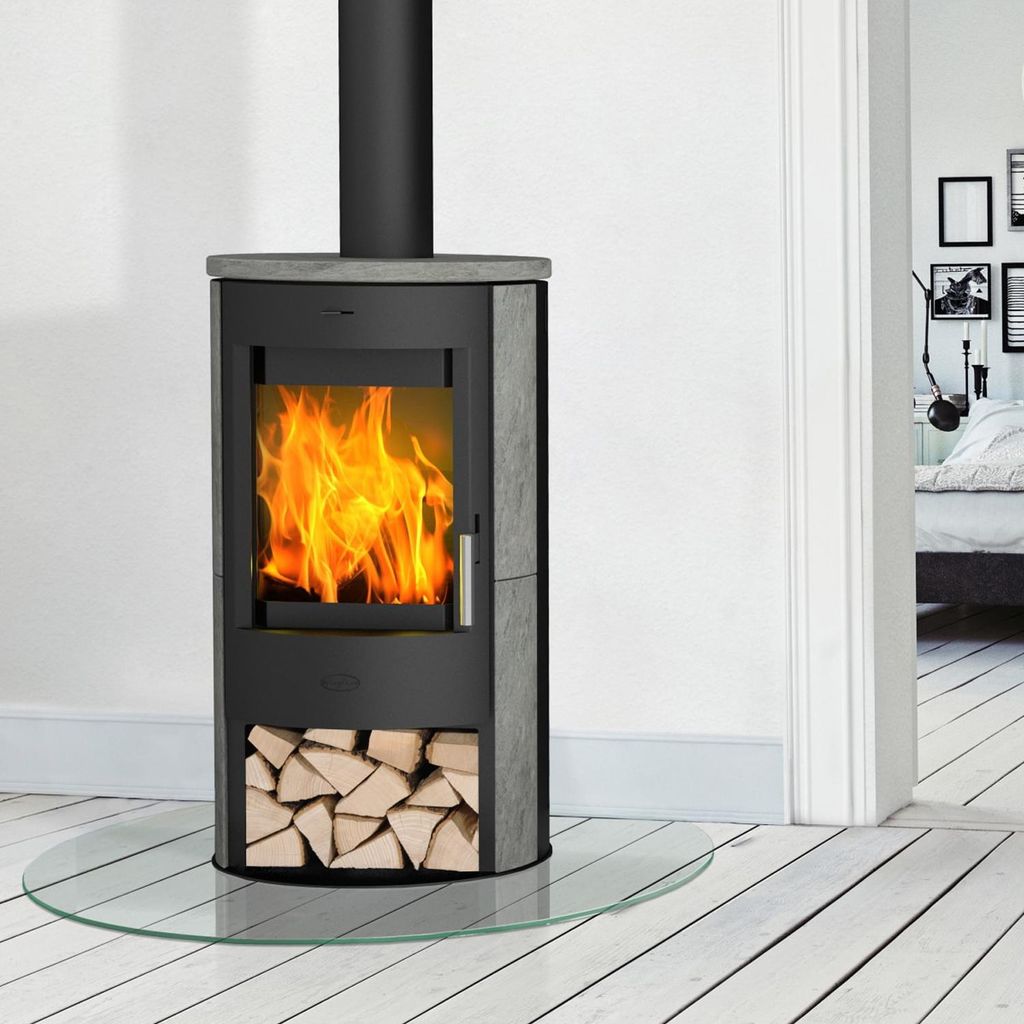 Fireplace Zaria, Freistehende Feuerstelle, Geschlossen, Produktbild 