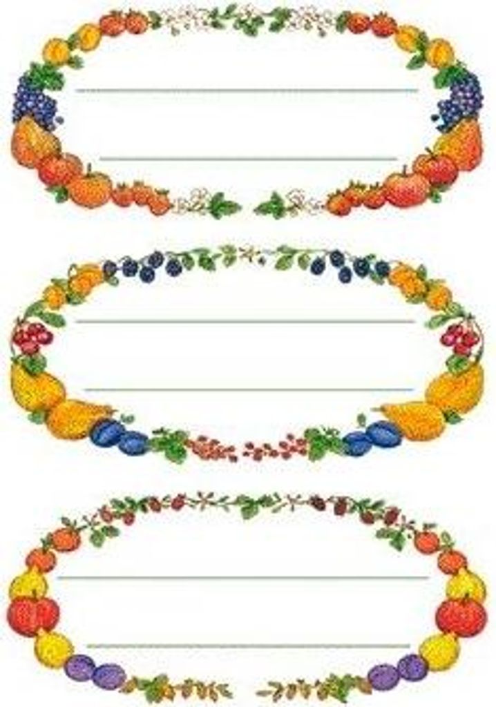 HERMA - Label 3598 Küchen-Obstkranz | 10 Stück