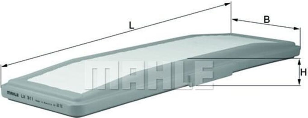 Mahle Luftfilter für Porsche 928 Produktbild 
