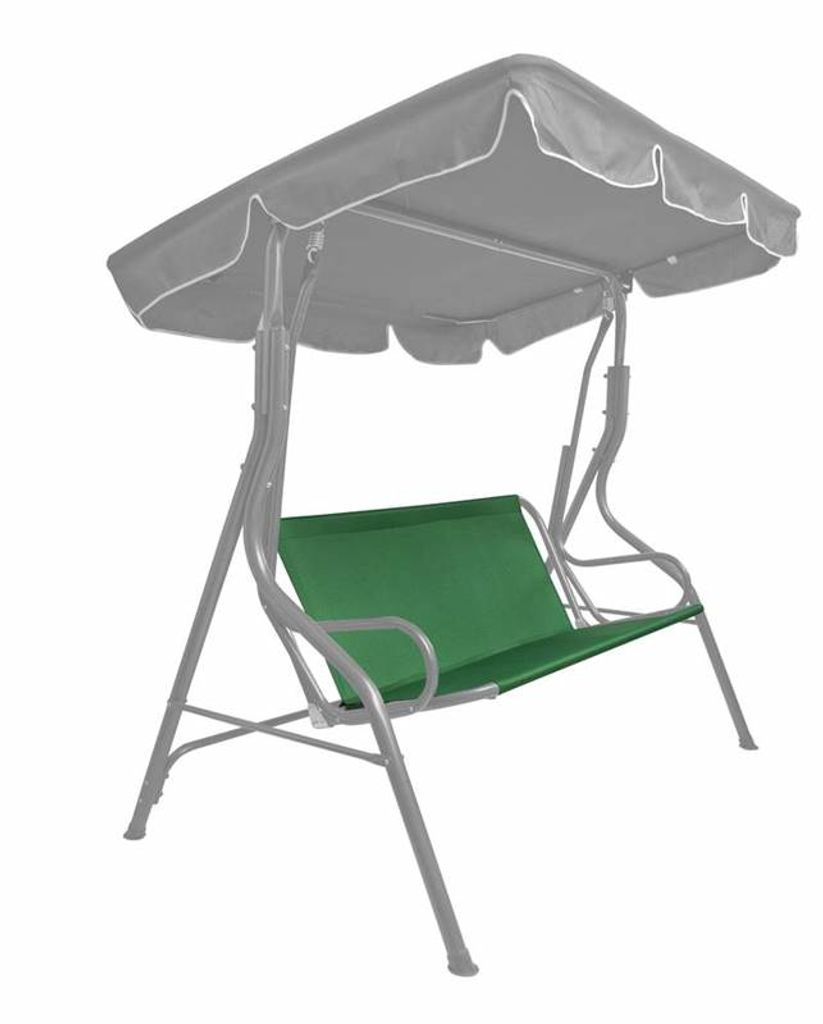 Siège balançoire textile 93 x 114 cm, vert foncé Image du produit 
