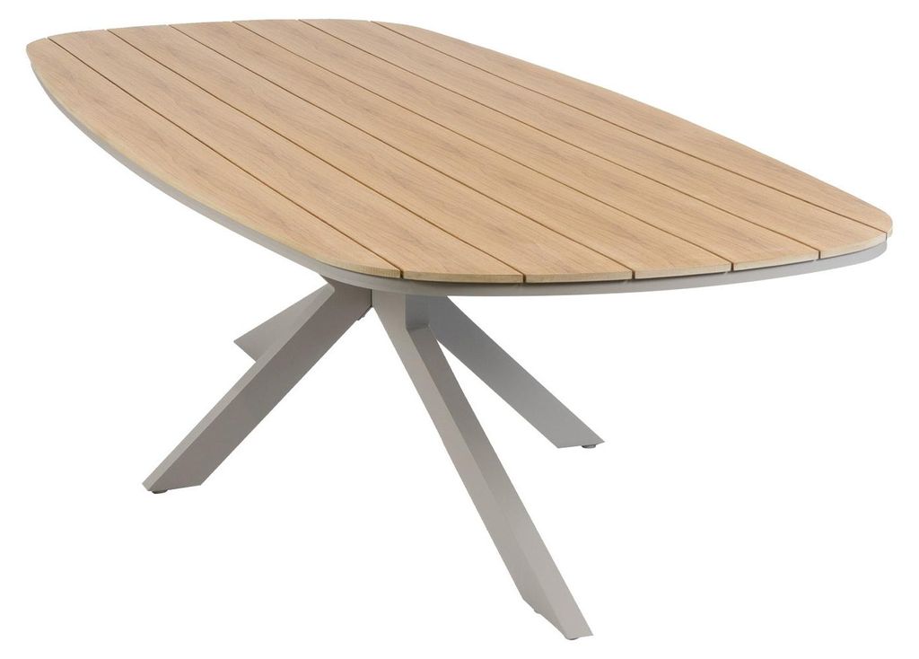 Ovaler Gartentisch Cadiz | 280 x 115 cm | Tecon Teak | Camel