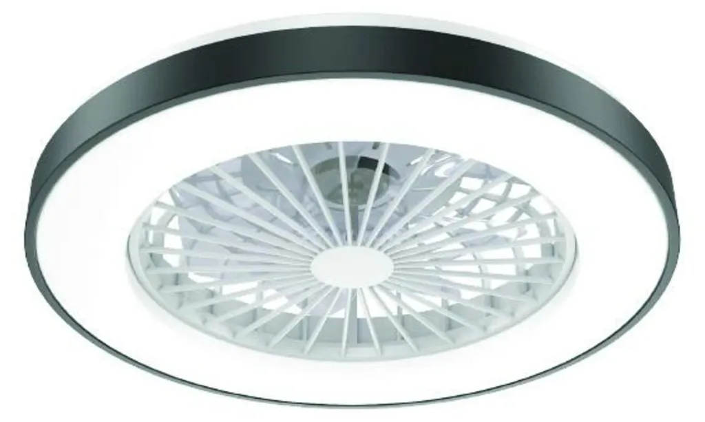 Ventilateur de plafond pour chambre avec éclairage LED et silence