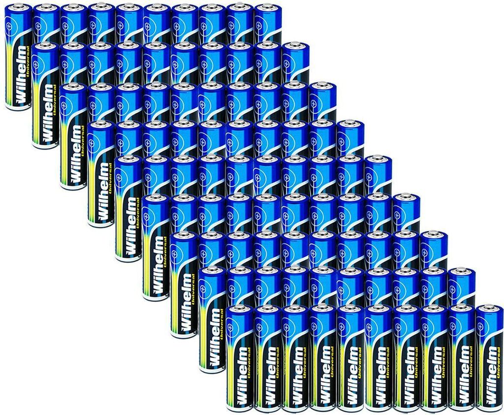 90 AAA Mikro Wilhelm Universal Alkaline Batterien im Shrink Produktbild 
