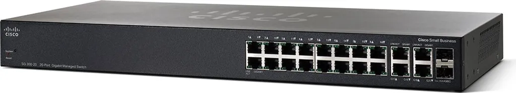 Switch Cisco 20 Ports Gigabit SG350-20 administrable avec fonctions L3