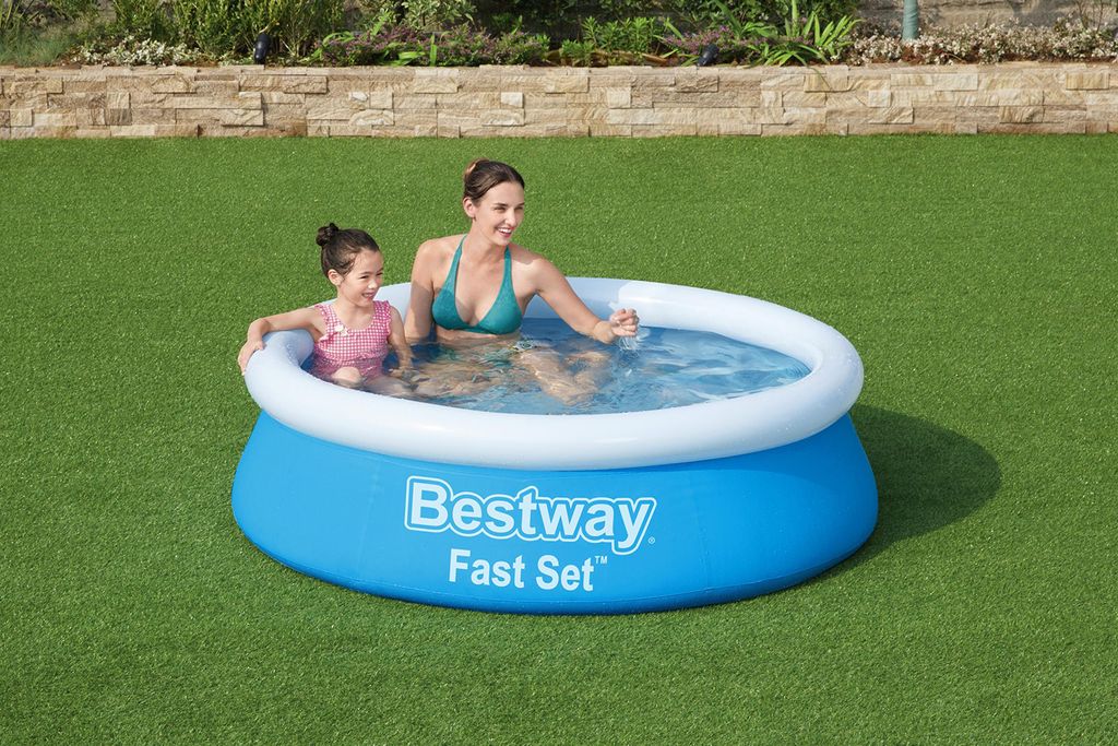 Bestway® Fast Set™ Aufstellpool ohne Pumpe Ø 244 x 61 cm, Produktbild 7