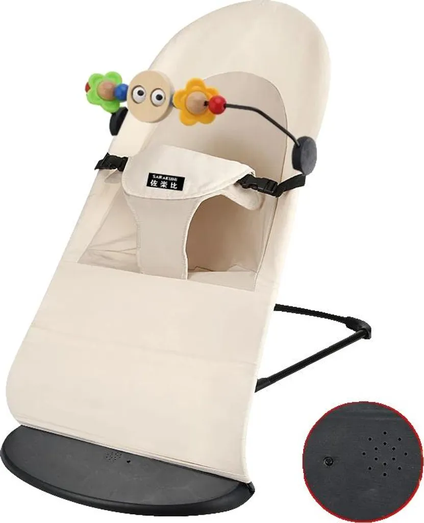 Sedia a Dondolo di Design TT004-Bianco: Eleganza Funzionale e Comfort