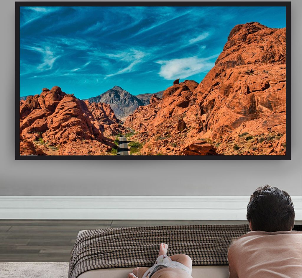 130 pouces Grand écran de projection 4K HD 160° Écran de Image du produit 