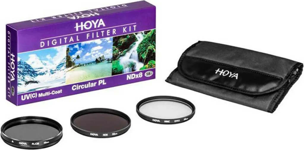Set di filtri HOYA DFK52 (UV, PLC, ND) D52 mm - 5
