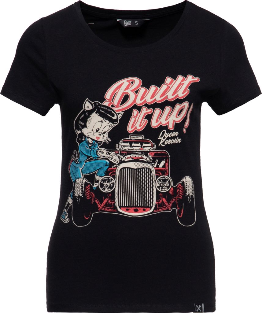 Queen Kerosin T-Shirt - Built It Up Schwarz XL