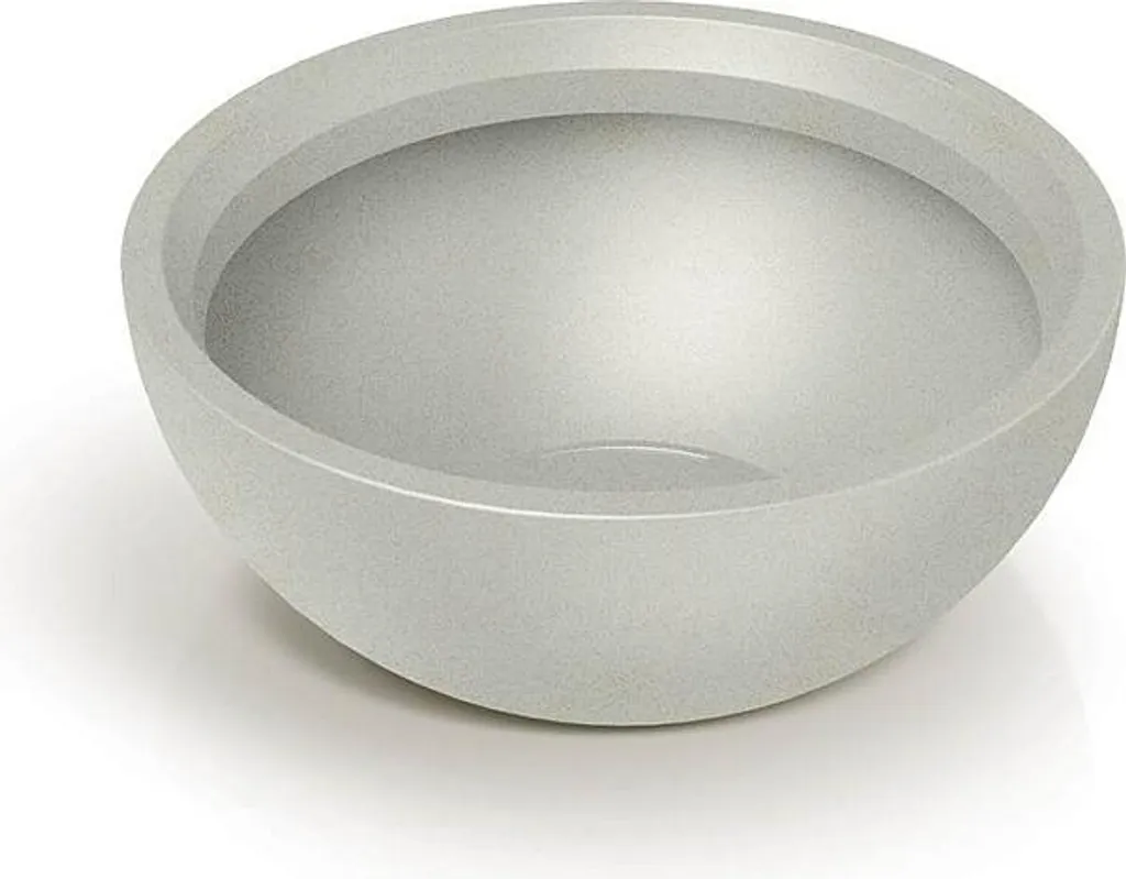 Pot de fleurs 60 cm Molta Bowl sable résistant au gel et aux rayons UV